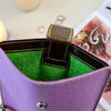 NueVue iPad mini case purple canvas self cleaning interior lifestyle 2