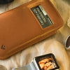 NueVue iPhone 8 / 7 tan leather case lifestyle 2
