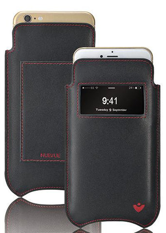 NueVue iPhone 11 Pro Max | iPhone Xs Max Wallet Case Napa Leather | Sanitizing Screen Cleaning Case