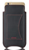 NueVue iPhone case black leather with window rear