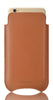 NueVue iPhone tan leather case rear