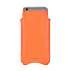 NueVue iPhone 11 Pro Max | iPhone Xs Max Case Faux Leather | Flame Orange | Sanitizing Cleaning Case
