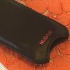 iPhone SE-1st Gen, 5 Case in Black Napa Leather | Screen Cleaning Sanitizing Lining