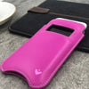 NueVue iPhone 11 Pro Max | iPhone Xs Max Case Napa Leather | Hot Pink | Cleaning Sanitizing Case