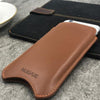 iPhone 6 Plus Case Tan Leather NueVue Cleaning Case lifestyle 3