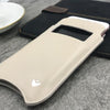 NueVue iPhone 8 / 7 Plus white leather case lifestyle 1