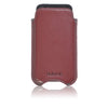 iPhone SE-1st Gen, 5 Sleeve Case in Burgundy Leather | Screen Cleaning Sanitizing Lining