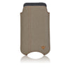 iPhone SE-1st Gen, 5 Case in Khaki Cotton Twill | Screen Cleaning Sanitizing Lining