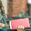 NueVue iPad mini case Pink canvas lifestyle 3