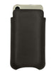 iPhone 15 / 15 Pro Black Leather Case with NueVue Patented Antimicrobial, Germ Fighting and Screen Cleaning Technology