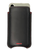 iPhone 15 / 15 Pro Black/Red Leather Case with NueVue Patented Antimicrobial, Germ Fighting and Screen Cleaning Technology