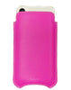 iPhone 15 / 15 Pro Violet Rose Leather Case with NueVue Patented Antimicrobial, Germ Fighting and Screen Cleaning Technology