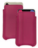 iPhone 15 / 15 Pro Samba Red Leather Case with NueVue Patented Antimicrobial, Germ Fighting and Screen Cleaning Technology