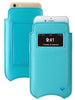 NueVue iPhone 14 Pro Max Case Blue Vegan leather self cleaning case