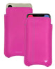 iPhone 15 / 15 Pro Violet Rose Leather Case with NueVue Patented Antimicrobial, Germ Fighting and Screen Cleaning Technology