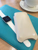 NueVue white leather iPhone 6 sleeve case lifestyle 1