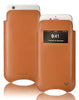 iPhone 6 Plus Tan Leather NueVue Cleaning Case dual