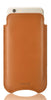 iPhone 6 Plus Tan Leather NueVue Cleaning Case rear