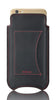 NueVue iPhone 8 / 7 black leather case rear