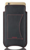NueVue iPhone 8 / 7 black leather case rear wallet