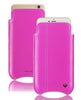 NueVue iPhone 14 Pro Max pink leather case