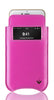 NueVue iPhone 14 Pro Max pink leather self cleaning case