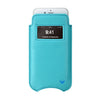 NueVue iPhone 13 mini case blue vegan leather self cleaning interior