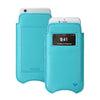 NueVue iPhone 13 mini case blue vegan leather self cleaning interior