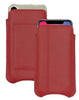 iPhone 13 / iPhone 13 Pro Rose Red Faux Leather Wallet Case with NueVue Patented Antimicrobial, Germ Fighting and Screen Cleaning Technology