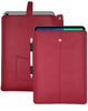 iPad Pro Sleeve Case in Rose Red Faux Leather | Screen Cleaning and Sanitizing Lining