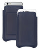 iPhone 6/6s Plus Wallet Case in Blue Leather | Screen Cleaning Sanitizing Lining.