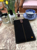 iPad mini Sleeve Case in Black Cotton Twill | Screen Cleaning Sanitizing Lining