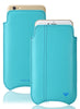 NueVue iPhone 13 mini case blue vegan leather self cleaning interior