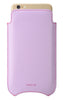 iPhone 6 Plus Case Sugar Purple Vegan Leather Cleaning case rear
