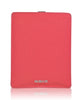 iPad Sleeve Cover Case in Coral Pink Canvas | Screen Cleaning and Sanitizing Lining.