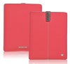 NueVue iPad case pink canvas self cleaning interior