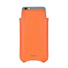 NueVue iPhone 11 Pro Max | iPhone Xs Max Case Faux Leather | Flame Orange | Sanitizing Cleaning Case