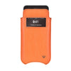 iPhone 8/7 Orange Faux Leather Case Front