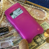 NueVue iPhone case pink leather with window lifestyle 2
