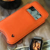 NueVue Vegan Leather Case Flame Orange lifestyle 2
