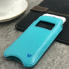 NueVue iPhone 6s Plus blue wallet case lifestyle 1