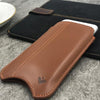 NueVue iPhone tan leather case lifestyle 1