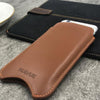 NueVue iPhone 8 / 7 tan leather case lifestyle 3