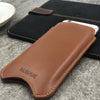 NueVue iPhone 8 / 7 tan leather case lifestyle 3