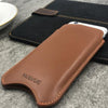 NueVue iPhone 6 6s tan leather case lifestyle 3
