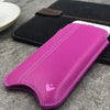 NueVue iPhone 6 Plus Pink leather screen cleaning case lifestyle 1