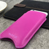 NueVue iPhone 8 / 7 Plus pink leather case lifestyle 3