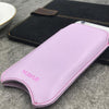 iPhone 6 Plus Case Sugar Purple Vegan Leather Cleaning case lifestyle 3
