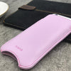 NueVue iPhone 14 Pro Max Case Purple Vegan self cleaning interior lifestyle