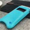 NueVue iPhone 6 6s blue vegan case lifestyle